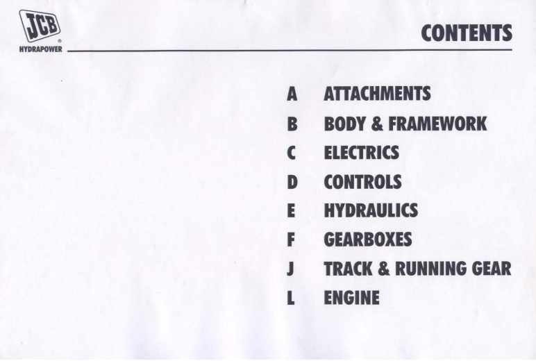 JCB 8014, 8015, 8016, 8017, 8018 Mini Excavators Parts Manual - Image 3