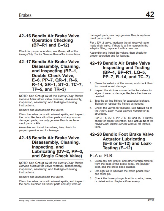 Freightliner FLA, FLB, FLC, FLD, FLL Heavy Duty Truck Maintenance Manual - Image 4