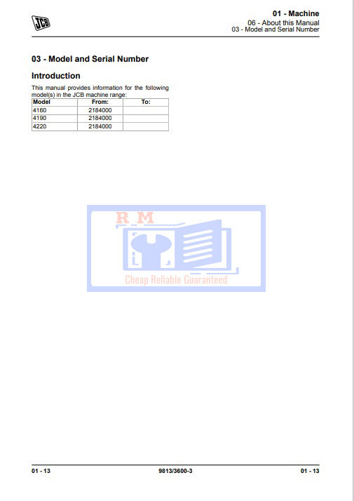 JCB Fastrac 4160, JCB Fastrac 4190, JCB Fastrac 4220 Service Repair Manual - Image 3