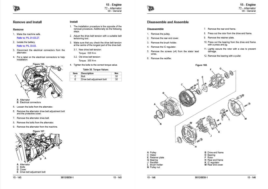 JCB 1T-1 High Tip Dumper Service Repair Manual - Image 3