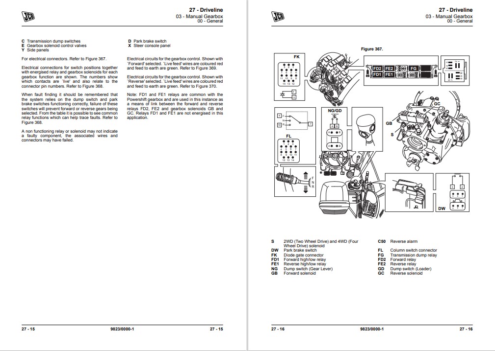 JCB 3DX Super, 3DX Xtra, 4DX Loader Service Repair Manual - Image 7