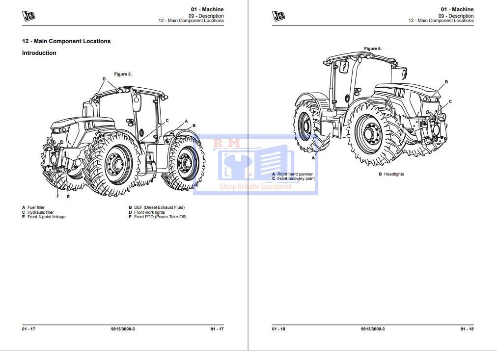 JCB Fastrac 4160, JCB Fastrac 4190, JCB Fastrac 4220 Service Repair Manual - Image 4
