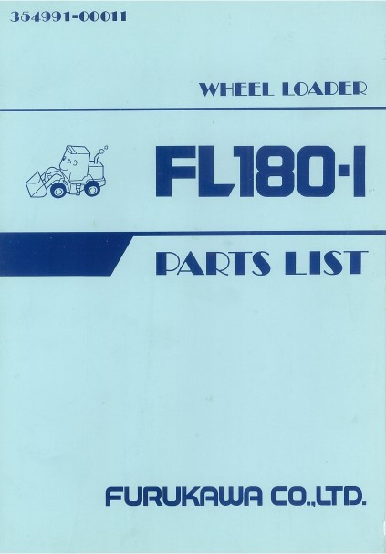 Furukawa FL 180-1 Wheel Loader Parts Manual - Image 2