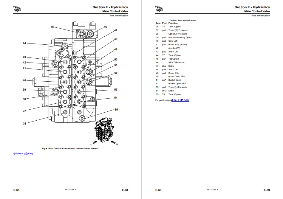 JCB JS 370 Excavator Service Repair Manual - Image 6