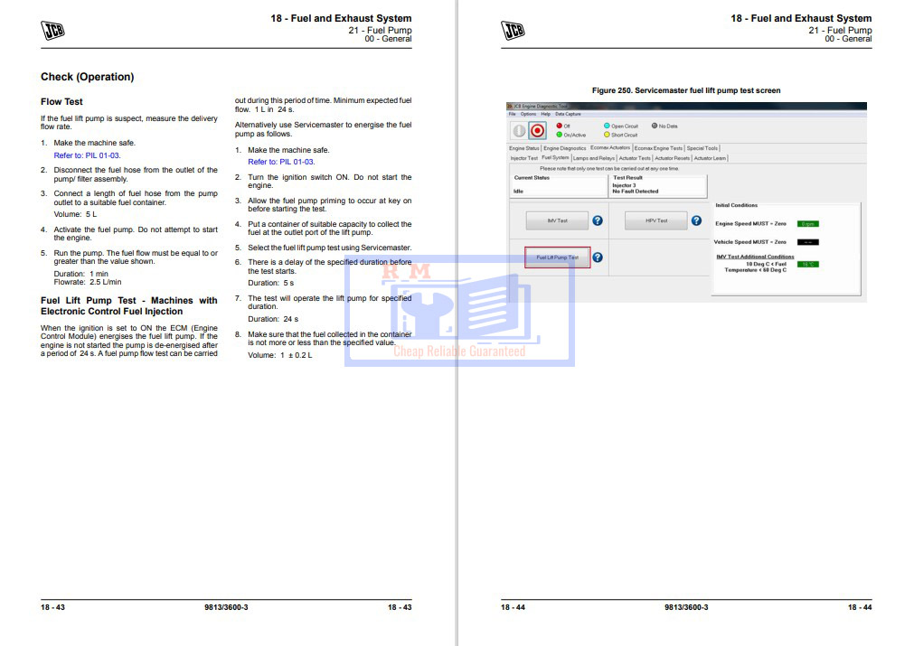 JCB Fastrac 4160, JCB Fastrac 4190, JCB Fastrac 4220 Service Repair Manual - Image 6