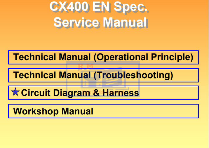 Hitachi Crane CX400 Full Set of Manuals - Image 3