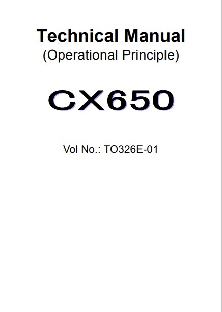 Hitachi Crane CX650 Full Set of Manuals - Image 4