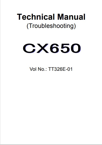 Hitachi Crane CX650 Full Set of Manuals - Image 5