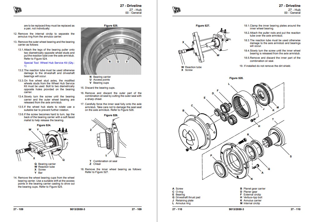 JCB 411HT, JCB 413S, JCB 417HT Wheeled Loader Service Repair Manual - Image 8