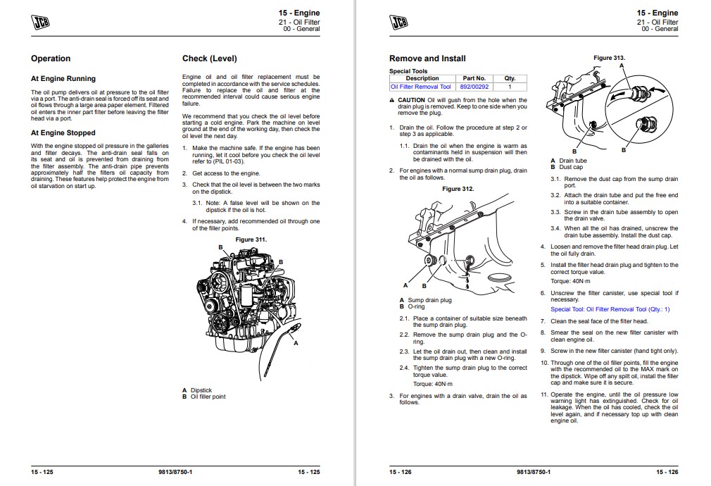 JCB 533-105, 535-v125, 535-v140,540-140, 540-170, 540-200, 540-v140,540-v180, 550-140, 550-170 Service Repair Manual - Image 4