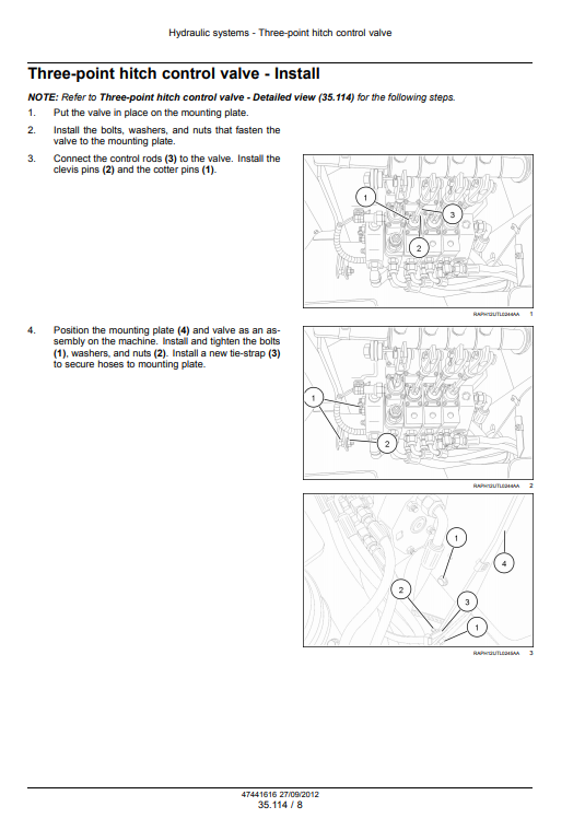 New Holland Hydraulic systems - Image 4
