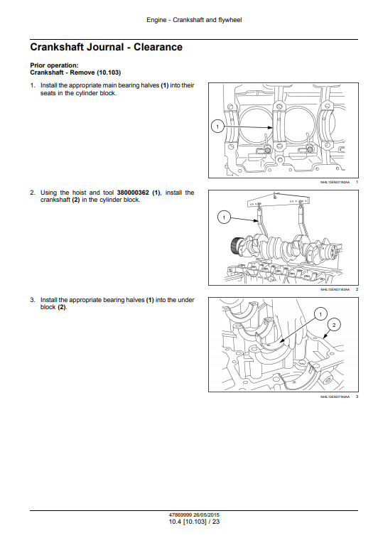 New Holland Cursor 13 Two Stage Turbocharger Stage IV Engine Service Manual - Image 6