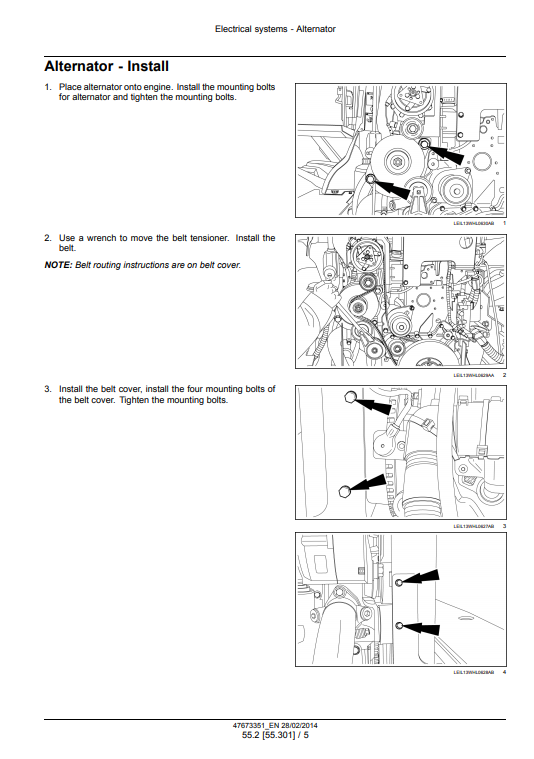 New Holland W190C, New Holland W230C Wheel Loader Service Manual - Image 6