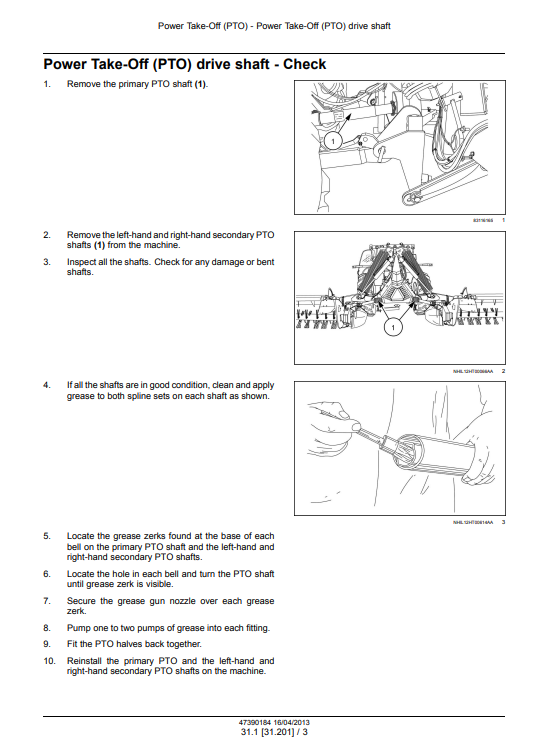 New Holland Megacutter 512, New Holland Megacutter530 Tractor Service Manual - Image 6