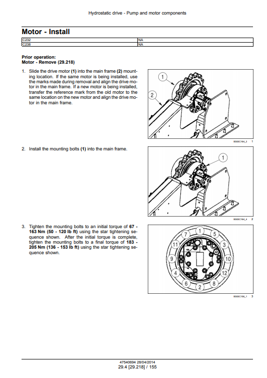 New Holland L223, L225, L230 Tier 4A 200 Series Skid Steer Loader / C232, C238 Tier 4A 200 Series Compact Track Loader Service Manual - Image 6