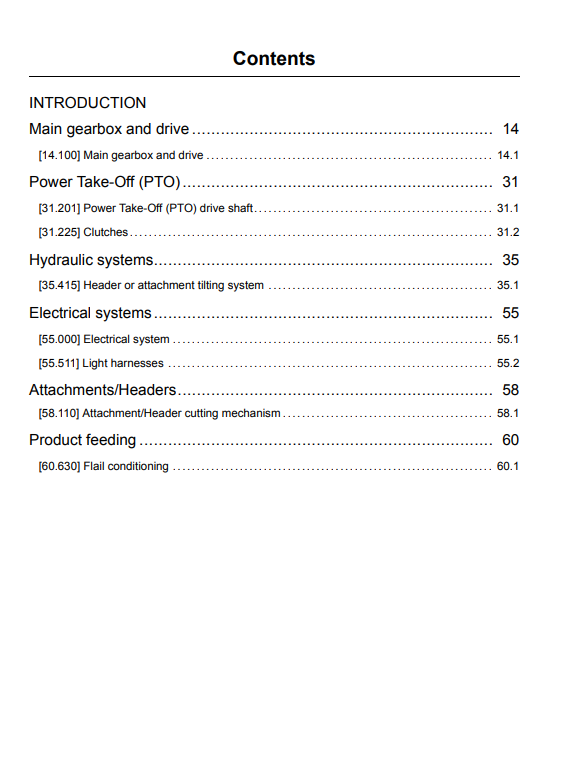 New Holland Megacutter 512, New Holland Megacutter530 Tractor Service Manual - Image 3