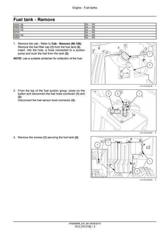 New Holland W50C, New Holland W60C, New Holland W70C, New Holland W80C Wheel Loader Service Manual - Image 3