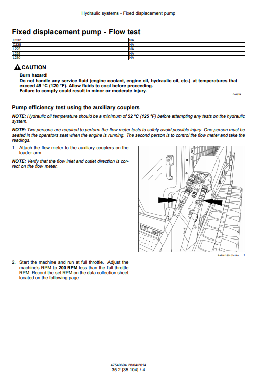 New Holland L223, L225, L230 Tier 4A 200 Series Skid Steer Loader / C232, C238 Tier 4A 200 Series Compact Track Loader Service Manual - Image 3