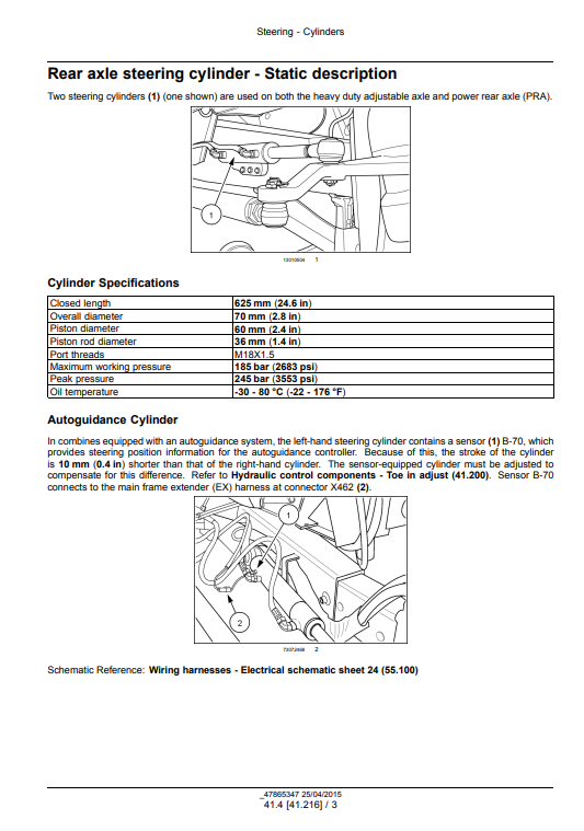 New Holland CR6.80, New Holland CR6.90, New Holland CR7.90, New Holland CR8.90, New Holland CR9.90 Combine Service Repair Manual - Image 4