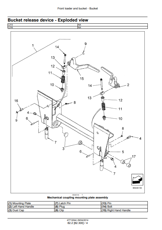 New Holland L213, New Holland L216 Skid Steer Loader Service Manual - Image 3