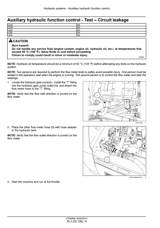 New Holland L223, L225, L230 Tier 4A 200 Series Skid Steer Loader / C232, C238 Tier 4A 200 Series Compact Track Loader Service Manual - Image 5
