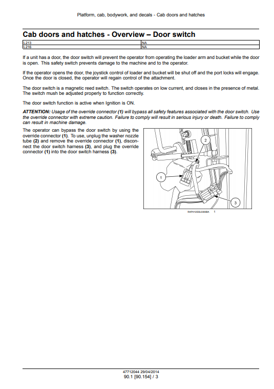 New Holland L213, New Holland L216 Skid Steer Loader Service Manual - Image 5