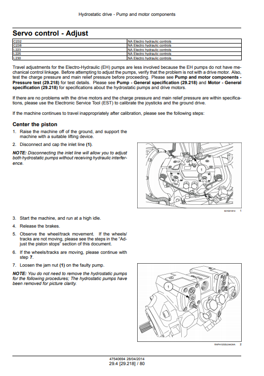New Holland L223, L225, L230 Tier 4A 200 Series Skid Steer Loader / C232, C238 Tier 4A 200 Series Compact Track Loader Service Manual - Image 5