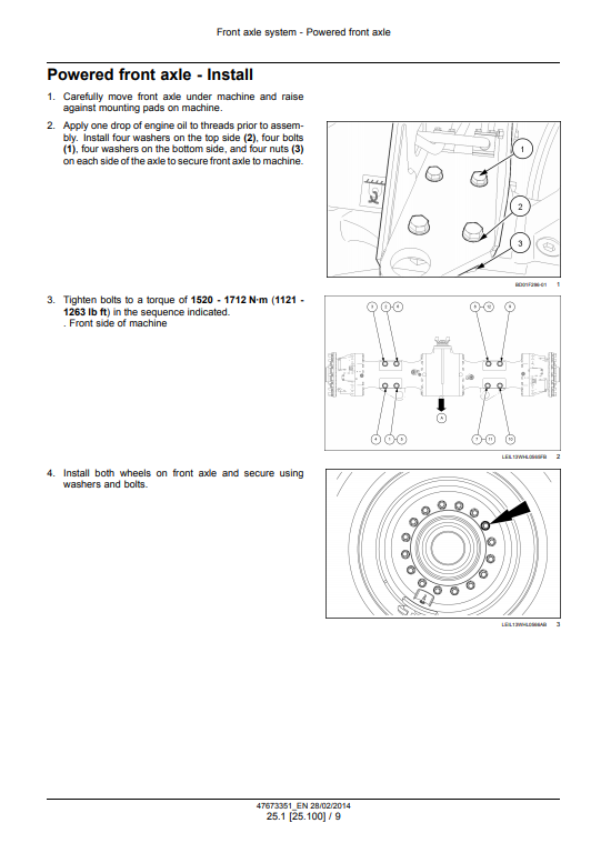 New Holland W190C, New Holland W230C Wheel Loader Service Manual - Image 6