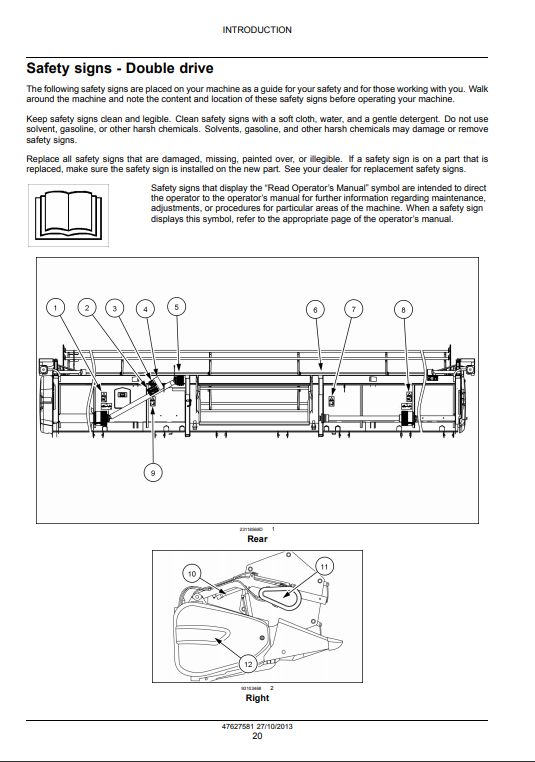 New Holland 740CF Super Flex Auger Header Service Manual - Image 4