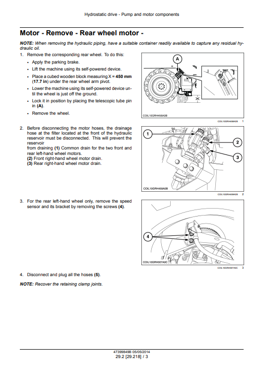 New Holland 9090X Grape Harvester Service Manual - Image 5