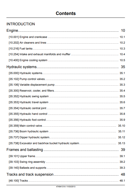 New Holland E175C Excavator Service Manual - Image 2