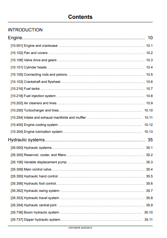 New Holland E35B SR, New Holland E39B SR Mini Excavator Service Manual - Image 2