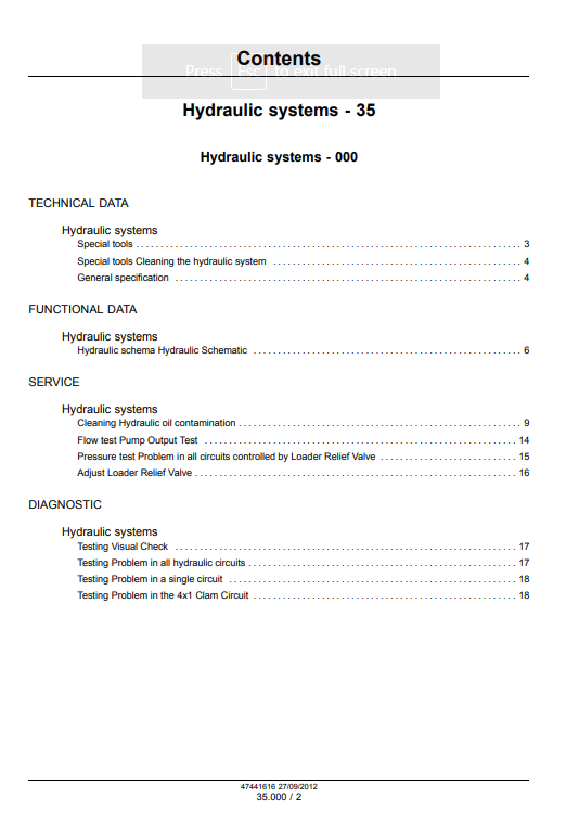 New Holland Hydraulic systems - Image 2