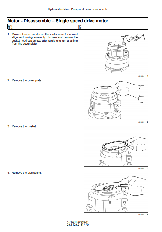 New Holland L213, New Holland L216 Skid Steer Loader Service Manual - Image 6