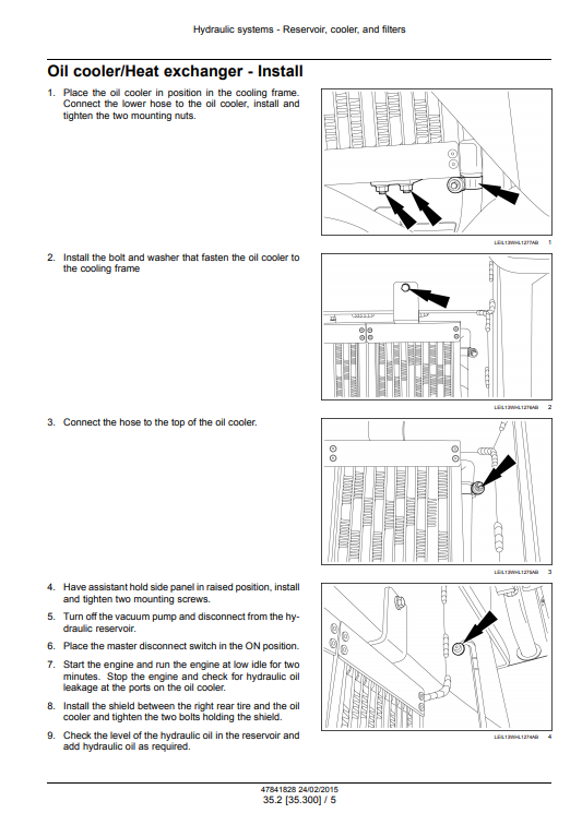 New Holland W130C, New Holland W170C Wheel Loader Service Manual - Image 5