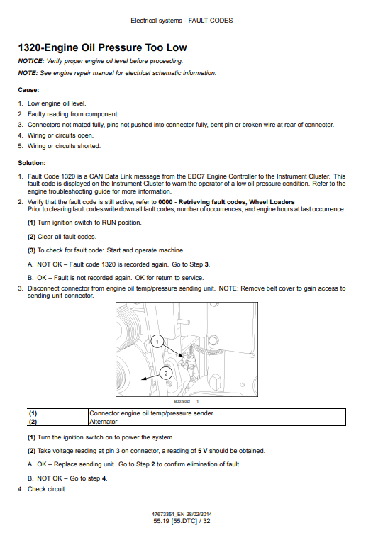 New Holland W190C, New Holland W230C Wheel Loader Service Manual - Image 3