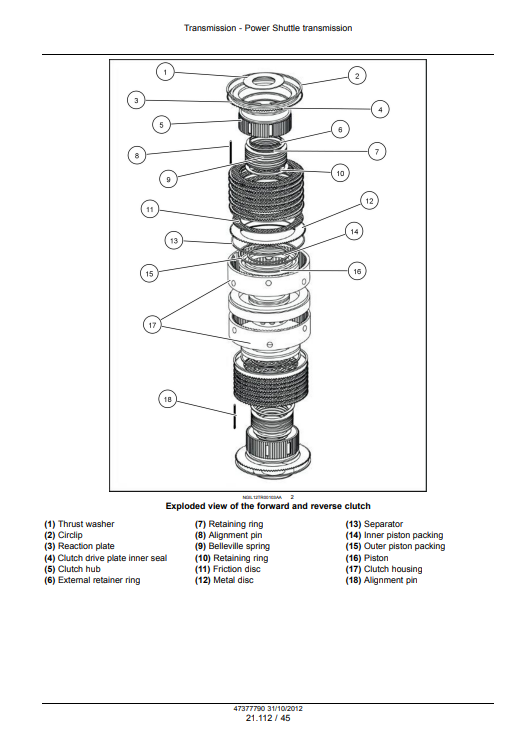 New Holland TS6.110, TS6.110 HC, TS6.120, TS6.120 HC, TS6.125, TS6.140 Tractor Service Manual - Image 5