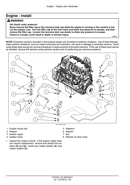 New Holland W190C, New Holland W230C Wheel Loader Service Manual - Image 4