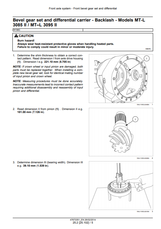 New Holland W190C, New Holland W230C Wheel Loader Service Manual - Image 3