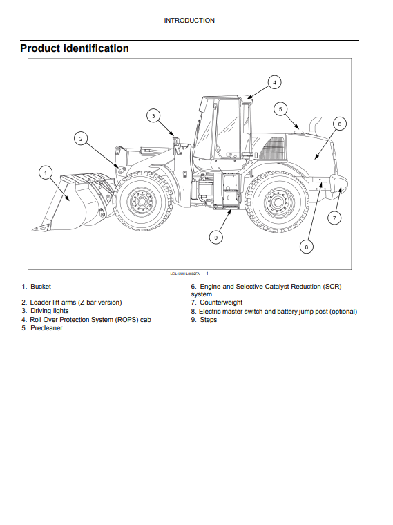 New Holland W190C, New Holland W230C Wheel Loader Service Manual - Image 3