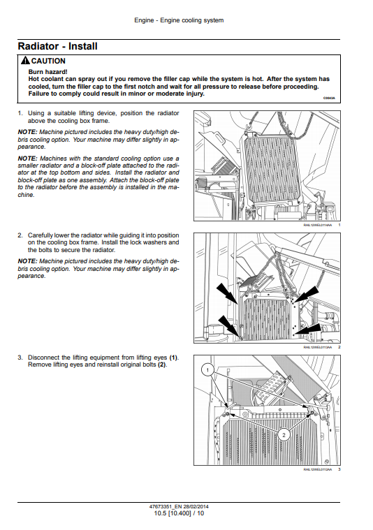 New Holland W190C, New Holland W230C Wheel Loader Service Manual - Image 6