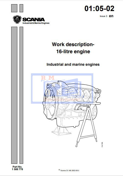 Scania 16 litre engine Workshop Manual - Image 2