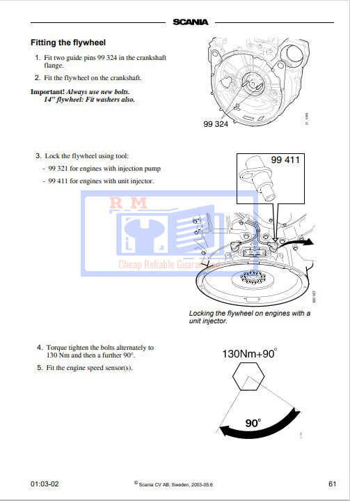 Scania 12 Engine Workshop Manual - Image 5