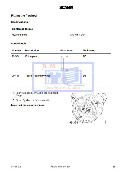 Scania 9 litre engine Engine Workshop Manual - Image 5