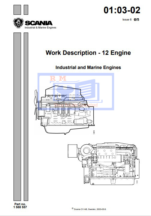Scania 12 Engine Workshop Manual - Image 2
