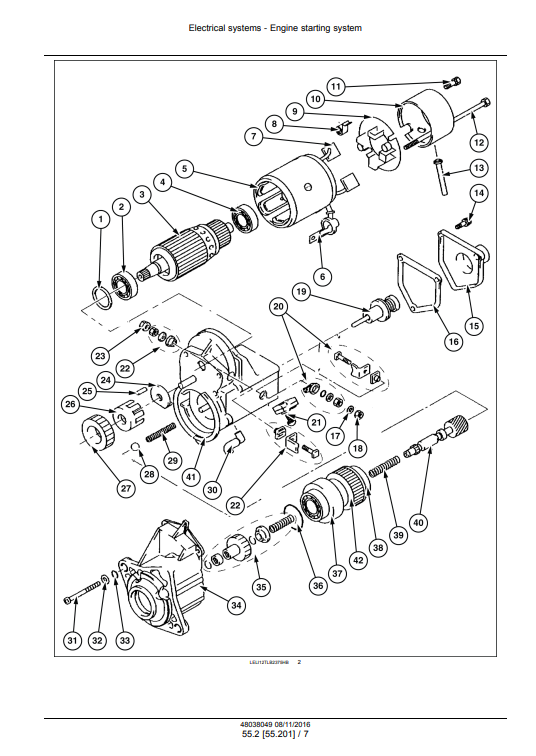 New Holland B95C, New Holland B95CLR, New Holland B95CTC, New Holland B110C Loader Service Manual for Electrical System - Image 4