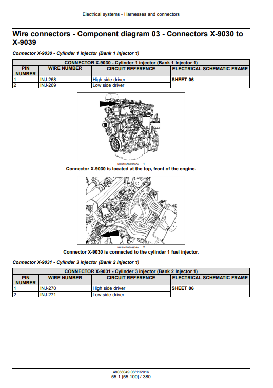 New Holland B95C, New Holland B95CLR, New Holland B95CTC, New Holland B110C Loader Service Manual for Electrical System - Image 5