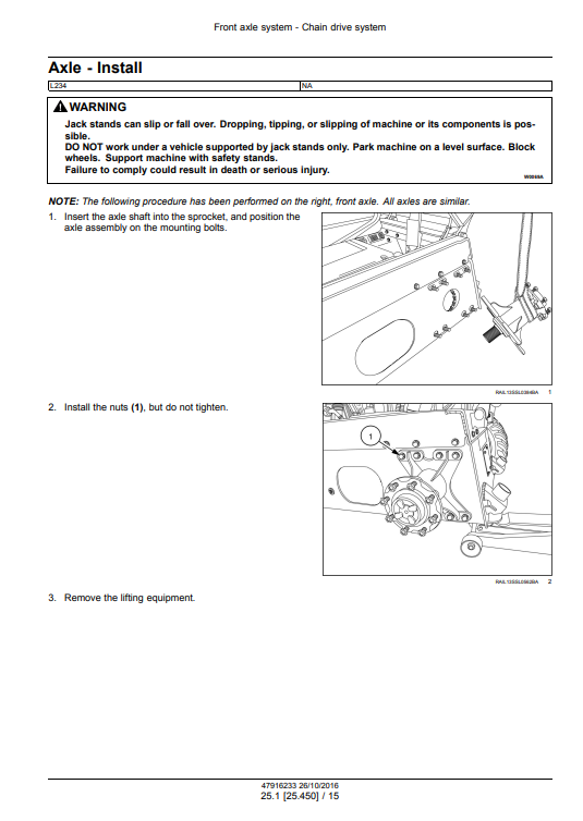 New Holland L234 , New Holland C238 Loader Service Manual - Image 4
