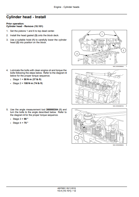New Holland Cursor 9 Stage IV Engine Service Manual - Image 4