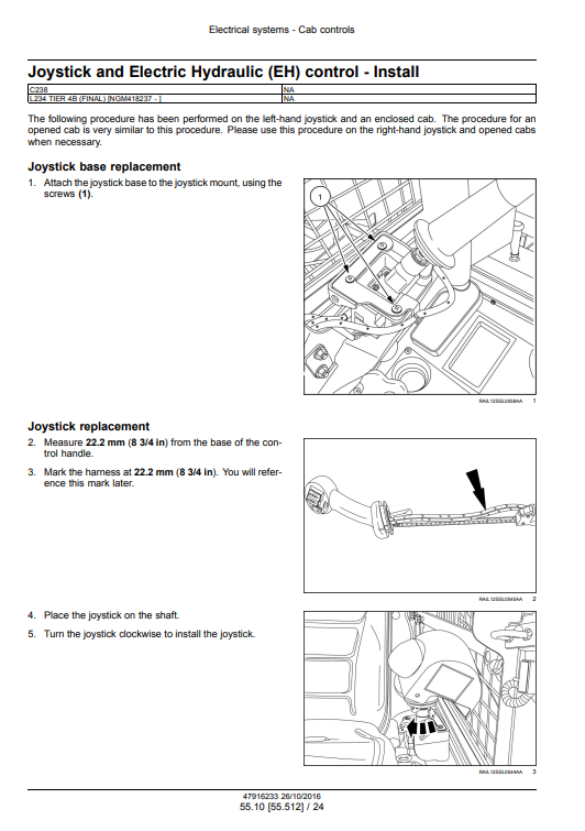 New Holland L234 Skid Steer, New Holland C238 Compact Track Loader Service Manual - Image 4
